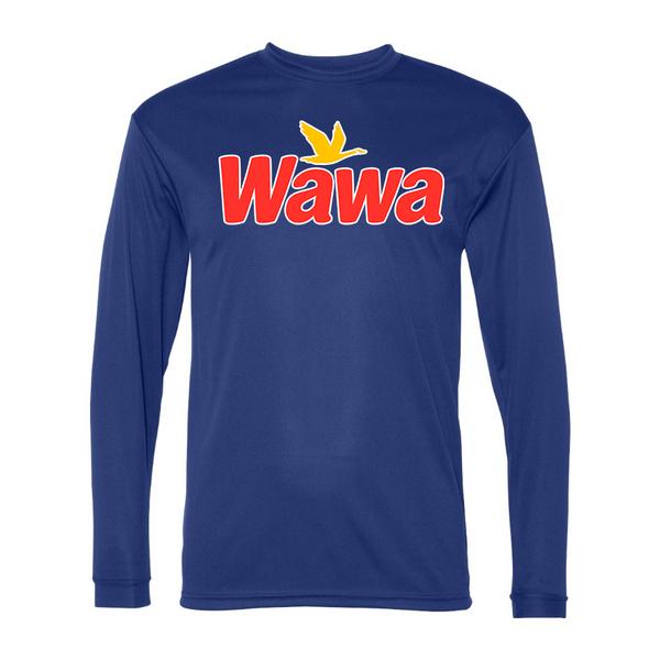 Men's  Wawa Gas Station  Performance Long Sleeve T-Shirt