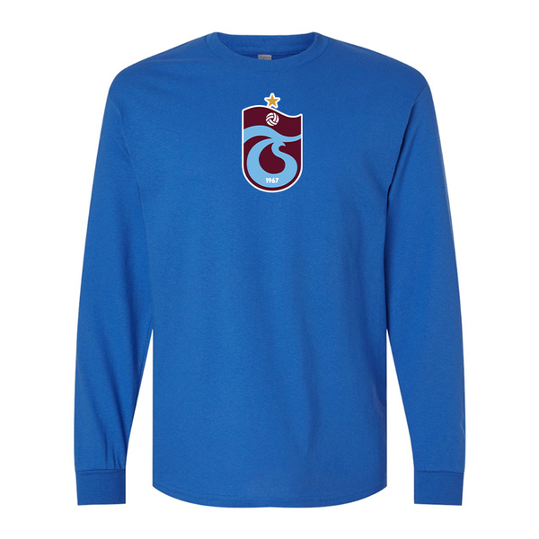 Men's Trabzonspor Soccer Gildan Heavy Cotton Long Sleeve T-Shirt