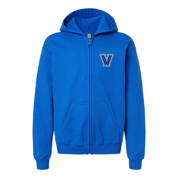 Gildan Heavy Blend Youth Villanova Wildcats Full Zip Hooded Sweatshirt