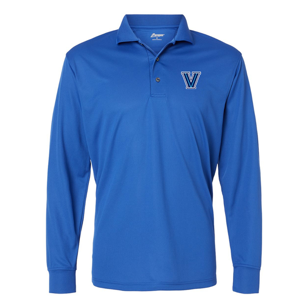 Men's  Villanova Wildcats Paragon Prescott Long Sleeve Polo