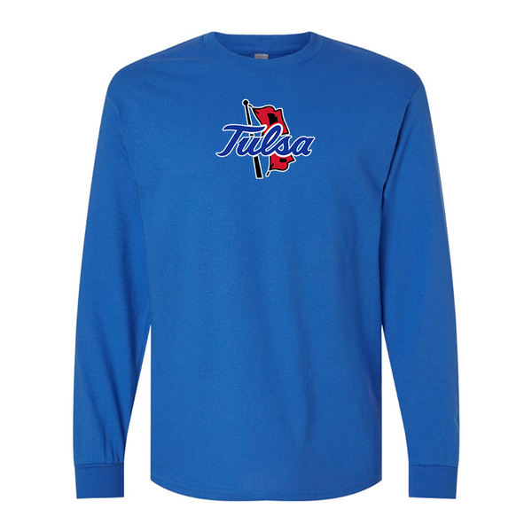 Men's Tulsa Golden Hurricane Gildan Heavy Cotton Long Sleeve T-Shirt