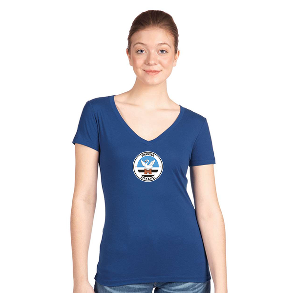 Women's Swansea City Soccer  Next Level V-Neck T-Shirt