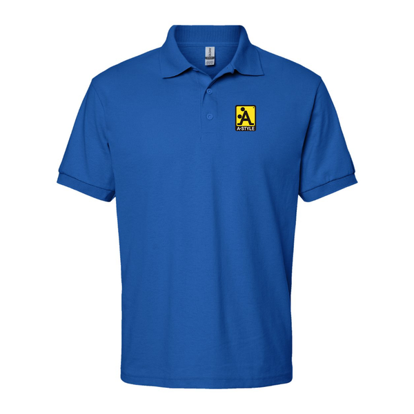 Men's A Style Logo Dry Blend Polo