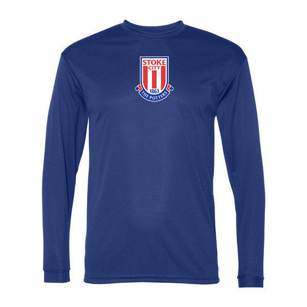 Men's Stoke City Soccer Performance Long Sleeve T-Shirt