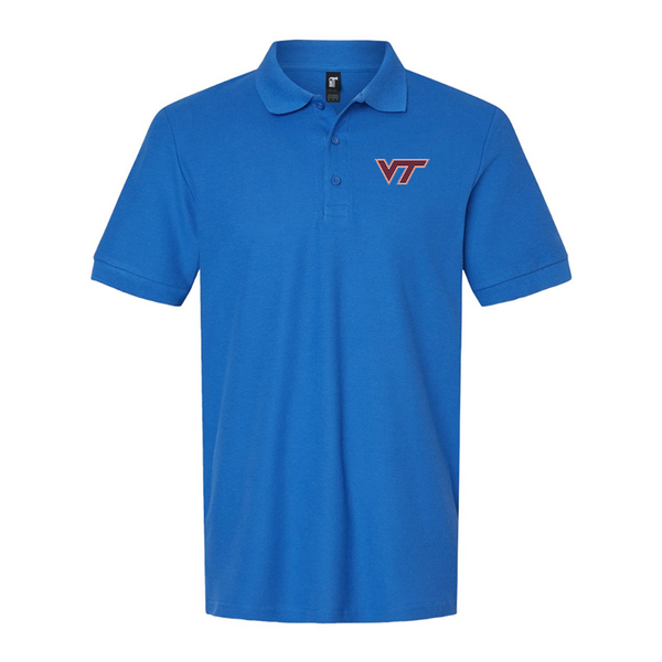 Men's Virginia Tech Hokies Gildan Hammer Pique Polo