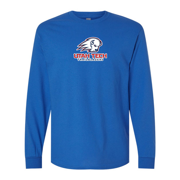 Men's Utah Tech Trailblazers Gildan Heavy Cotton Long Sleeve T-Shirt