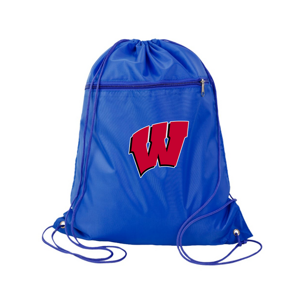 Wisconsin Badgers Q-Tees - Polyester Cinchpack