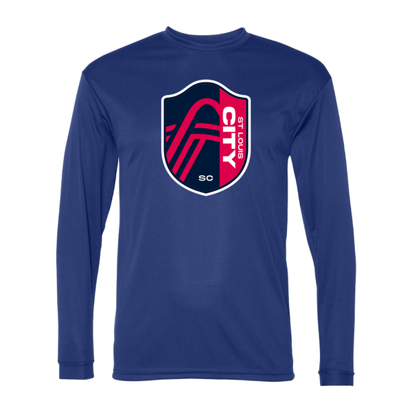 Men's St. Louis City Soccer Polyester Long Sleeve T-Shirt