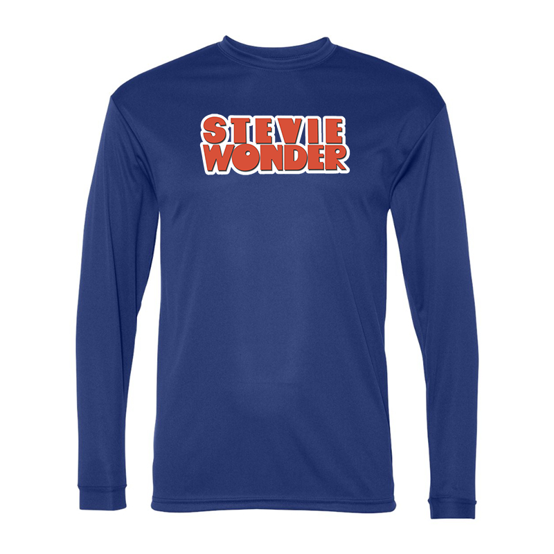 Men's  Stevie-Wonder Performance Long Sleeve T-Shirt