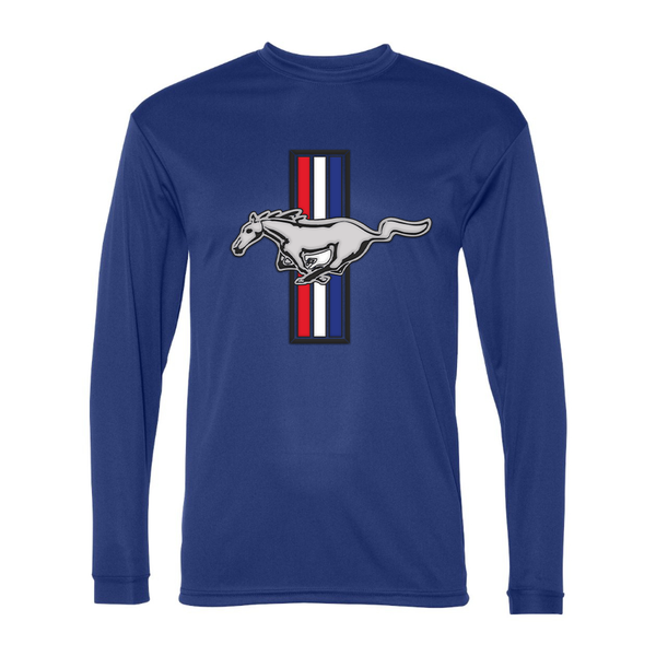 Men's Mustang Polyester Long Sleeve T-Shirt