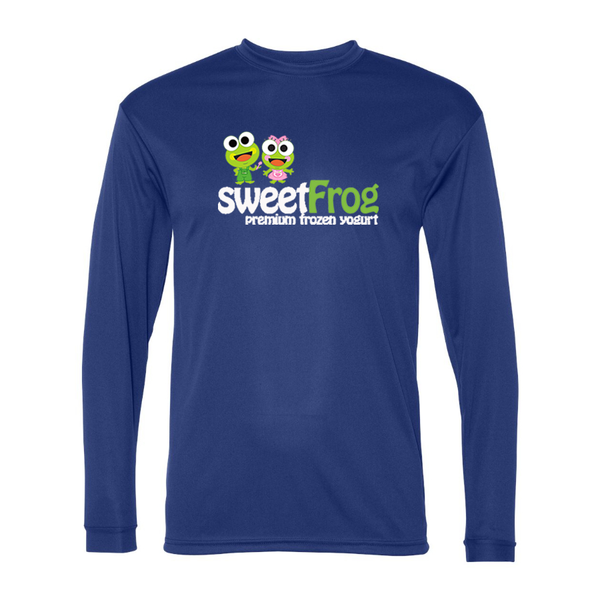 Men's SweetFrog Frozen Yogurt Polyester Long Sleeve T-Shirt