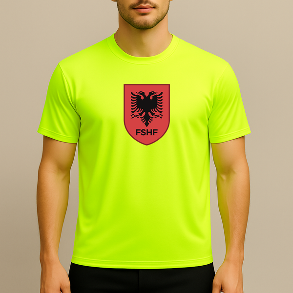 Men's Albania National Soccer Team Polyester T-Shirt