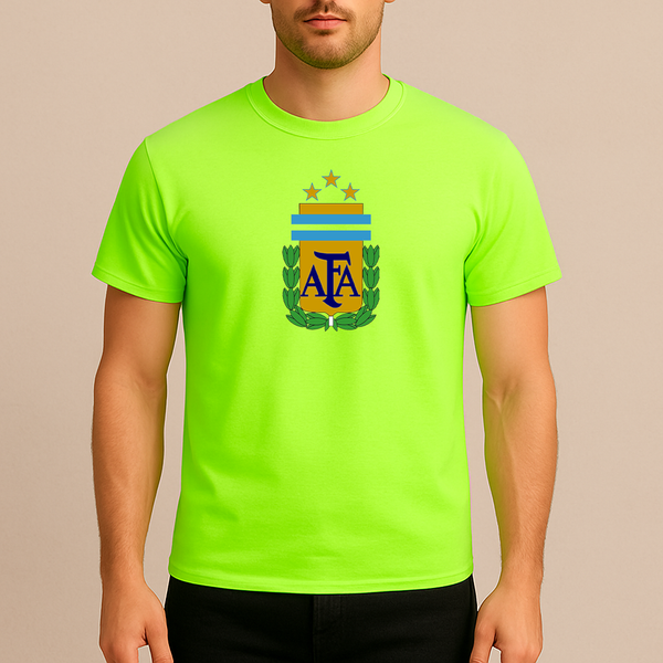 Men's Argentina National Soccer Team Cotton T-Shirt