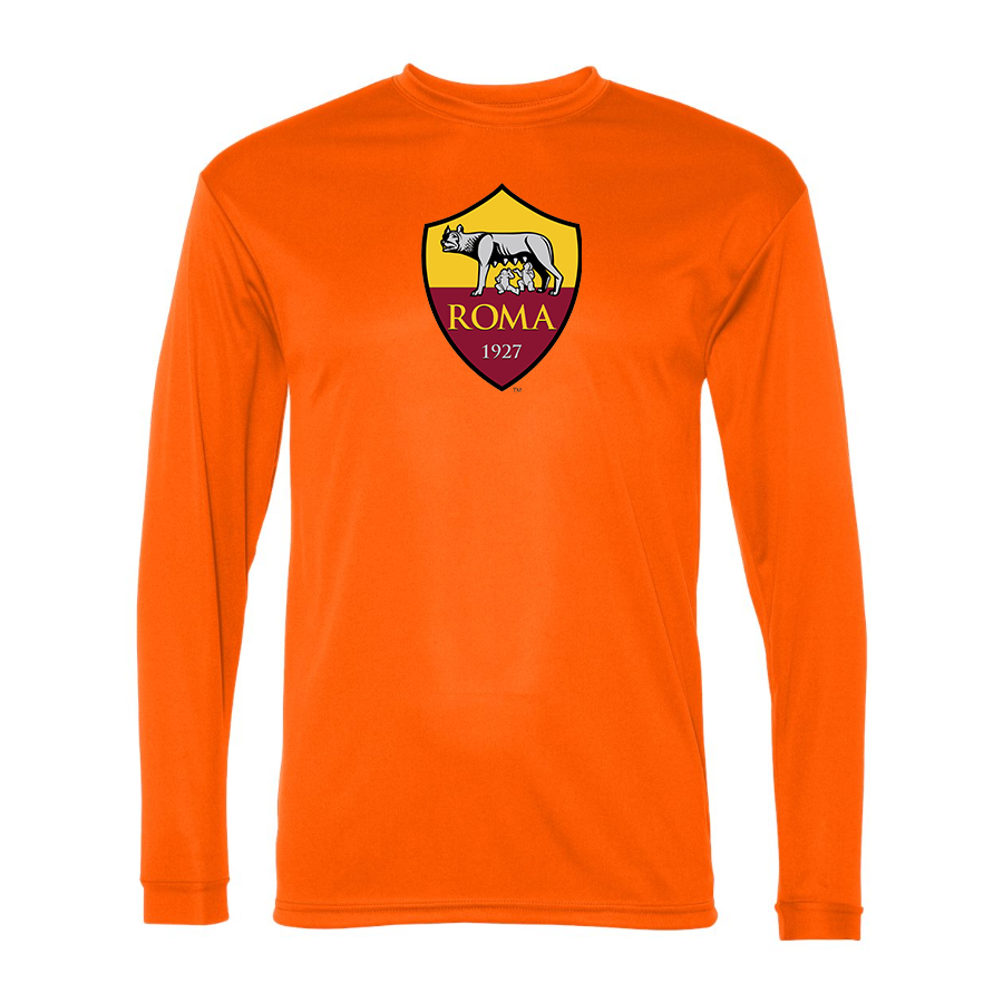 AS Roma FC Polyester Long Sleeve T-Shirt