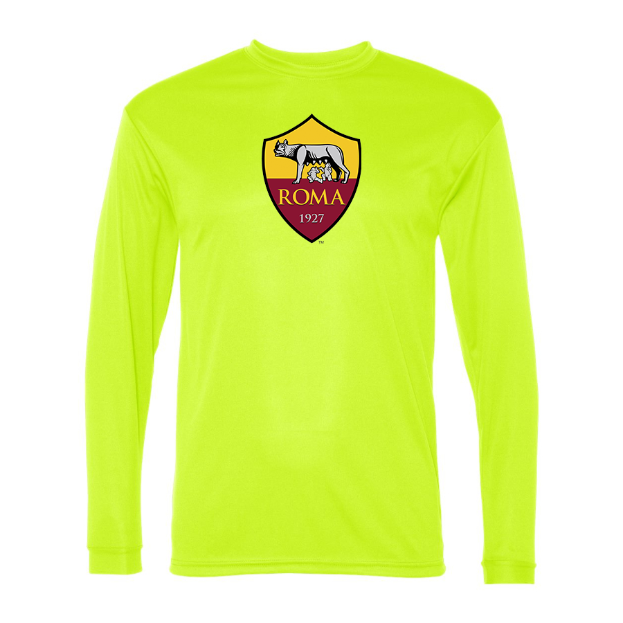 AS Roma FC Polyester Long Sleeve T-Shirt