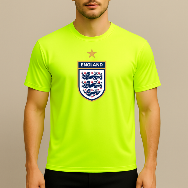 Men's England National Soccer Team Polyester T-Shirt