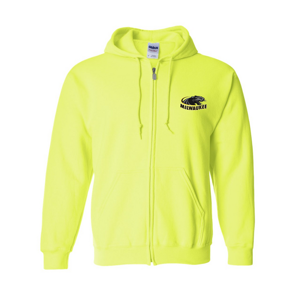 Men's Wisconsin Milwaukee Panthers JERZEES NuBlend Full-Zip Hooded Sweatshirt