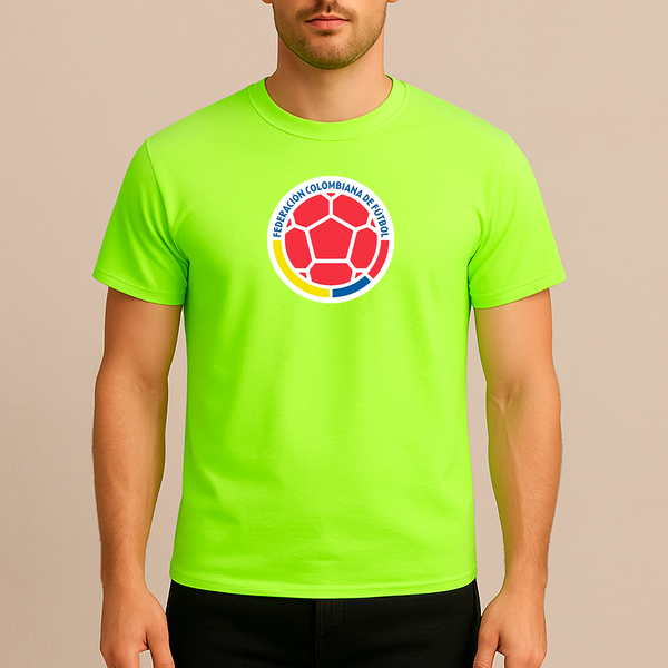 Men's Colombia National Soccer Team Cotton T-Shirt