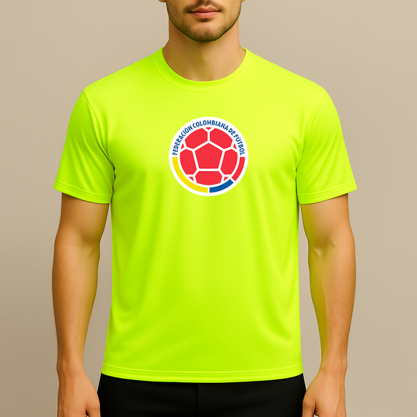 Men's Colombia National Soccer Team Polyester T-Shirt