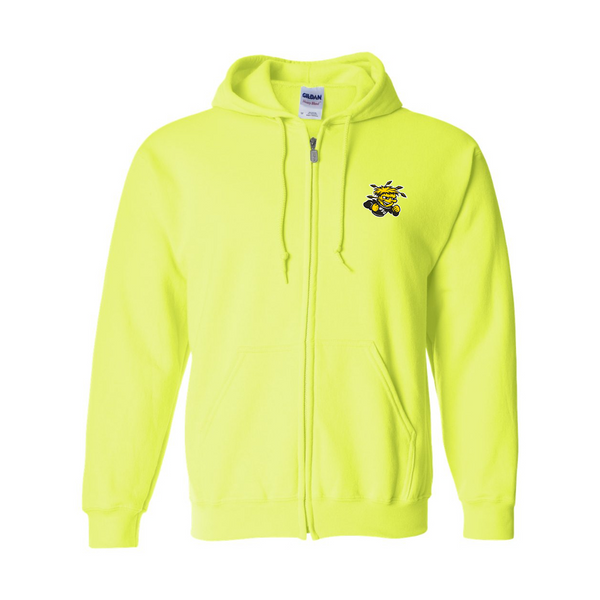 Men's Wichita State Shockers JERZEES NuBlend Full-Zip Hooded Sweatshirt