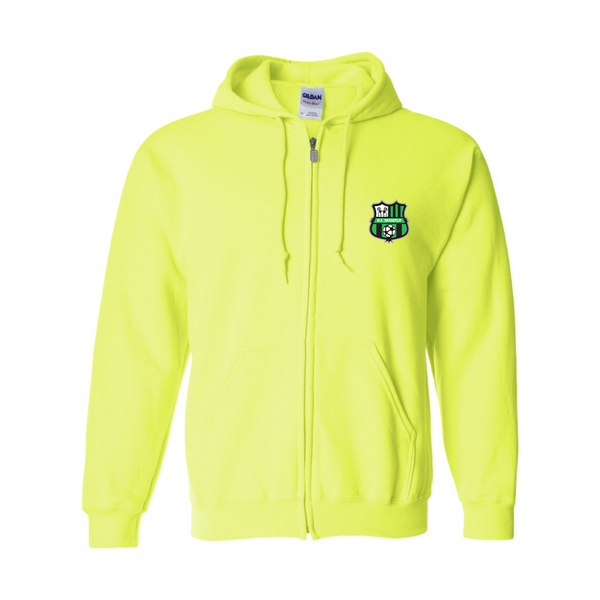Men's U.S. Sassuolo Soccer JERZEES NuBlend Full-Zip Hooded Sweatshirt