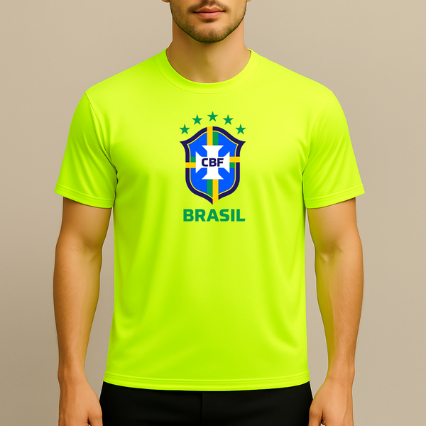 Men's Brasil National Soccer Team Polyester T-Shirt