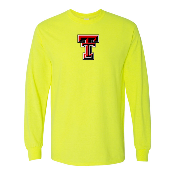 Men's Texas Tech Red Raiders  Gildan Heavy Cotton Long Sleeve T-Shirt