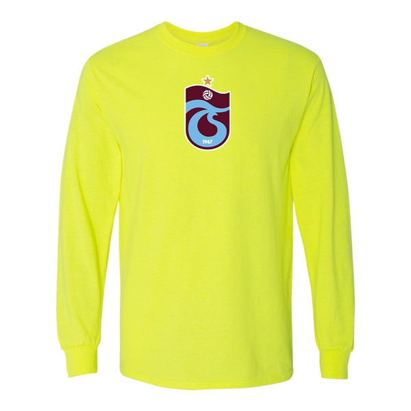 Men's Trabzonspor Soccer Gildan Heavy Cotton Long Sleeve T-Shirt