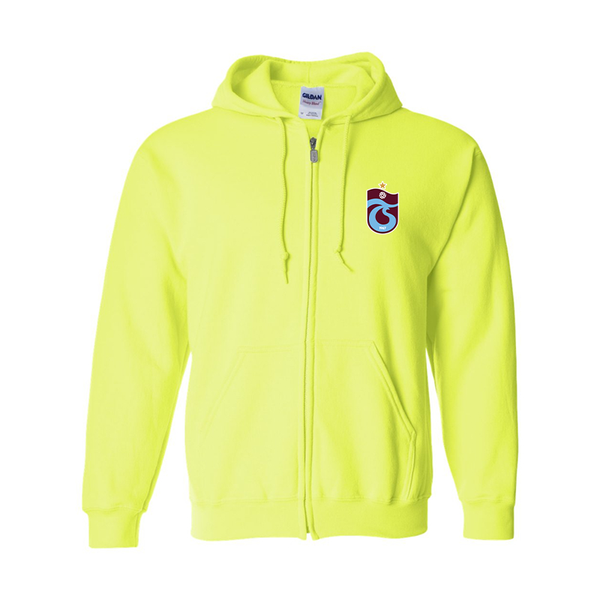Men's Trabzonspor Soccer Gildan  Heavy Blend Full Zip Hooded Sweatshirt