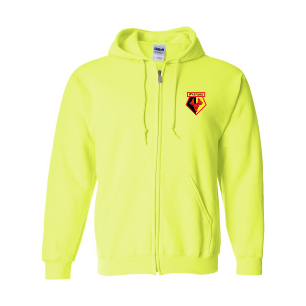 Men's Watford Soccer JERZEES NuBlend Full-Zip Hooded Sweatshirt