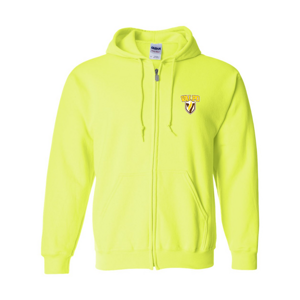 Men's Valparaiso Crusaders JERZEES NuBlend Full-Zip Hooded Sweatshirt