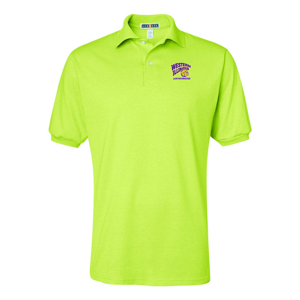 Men's Western Illinois Leathernecks JERZEES  SpotShield polo