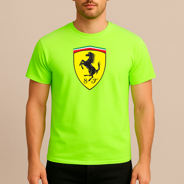 Men’s Ferrari Motorsport Car Cotton T-Shirt