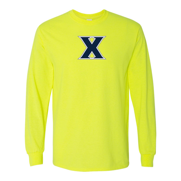 Men's Xavier Musketeers Gildan Heavy Cotton Long Sleeve T-Shirt