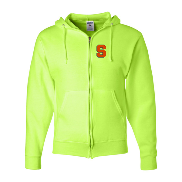 Men's Syracuse Orange JERZEES NuBlend Full-Zip Hooded Sweatshirt