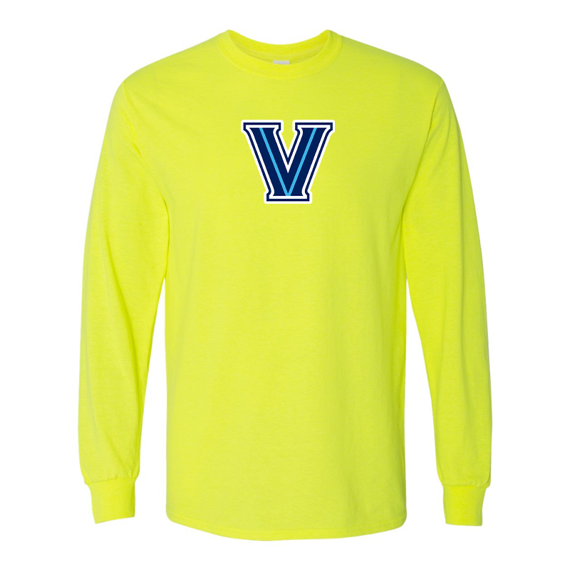 Men's Villanova Wildcats Gildan Heavy Cotton Long Sleeve T-Shirt