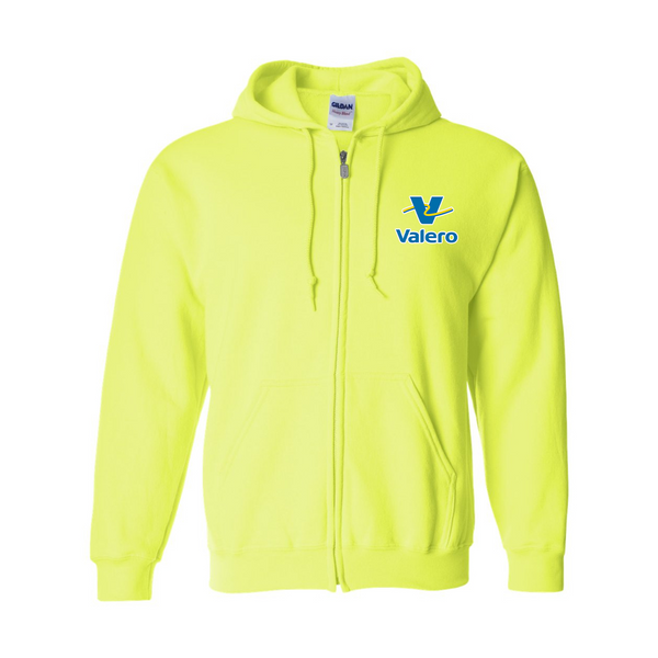 Men's Valero Gas Station  Gildan  Heavy Blend Full Zip Hooded Sweatshirt