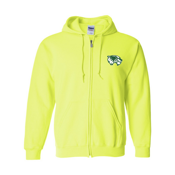 Men's Utah Valley Wolverines  Gildan  Heavy Blend Full Zip Hooded Sweatshirt