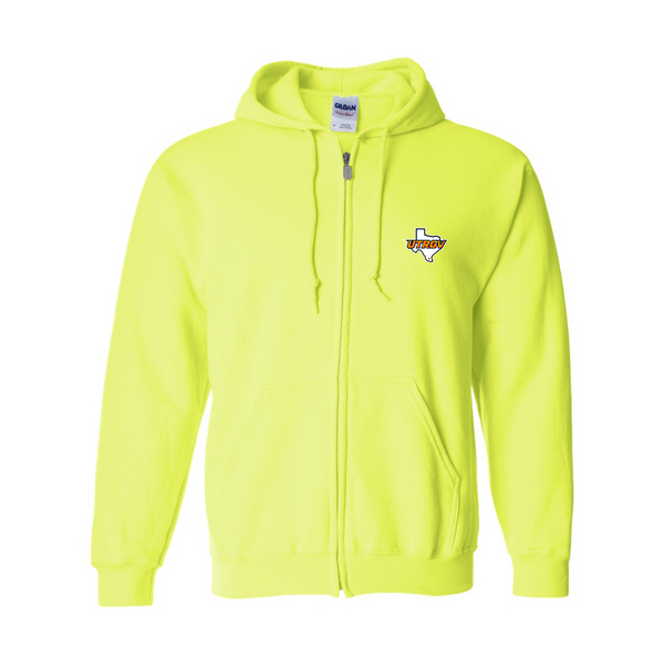 Men's UTRGV Vaqueros JERZEES NuBlend Full-Zip Hooded Sweatshirt