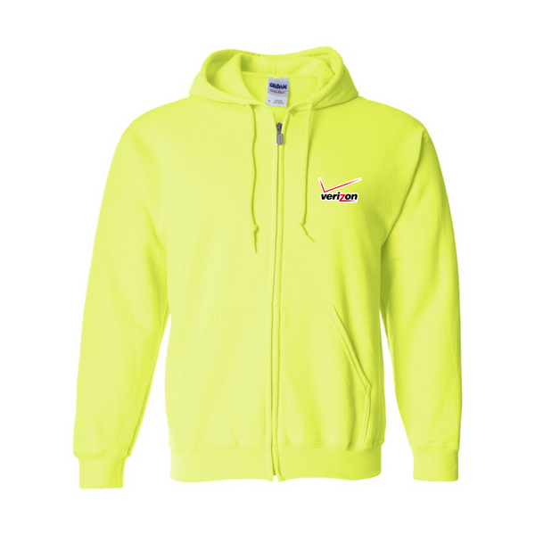 Men's Verizon Wireless JERZEES NuBlend Full-Zip Hooded Sweatshirt