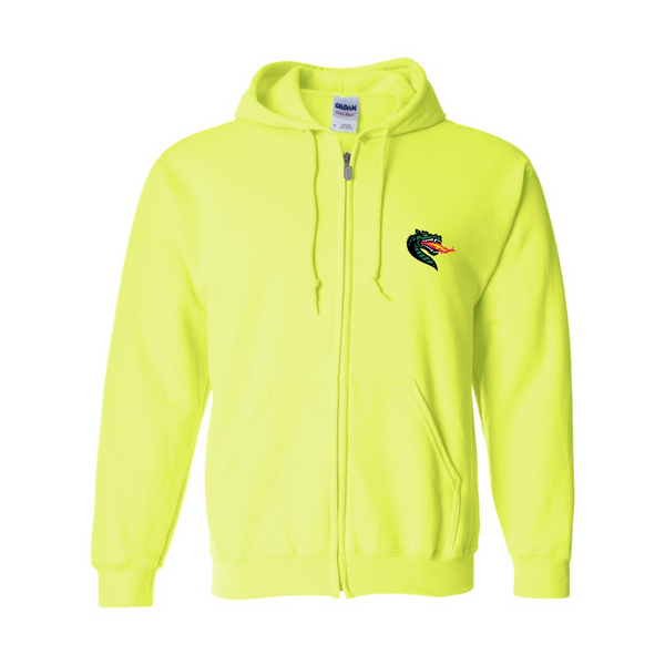 Men's UAB Blazers JERZEES NuBlend Full-Zip Hooded Sweatshirt