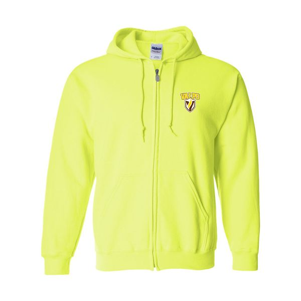 Men's Valparaiso Crusaders Gildan  Heavy Blend Full Zip Hooded Sweatshirt