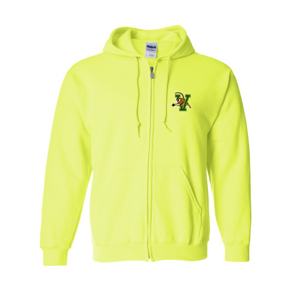 Men's Vermont Catamounts JERZEES NuBlend Full-Zip Hooded Sweatshirt