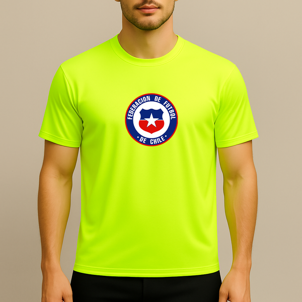 Men's Chile National Soccer Team  Polyester T-Shirt