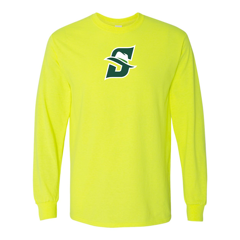 Men's Stetson Hatters Gildan Heavy Cotton Long Sleeve T-Shirt