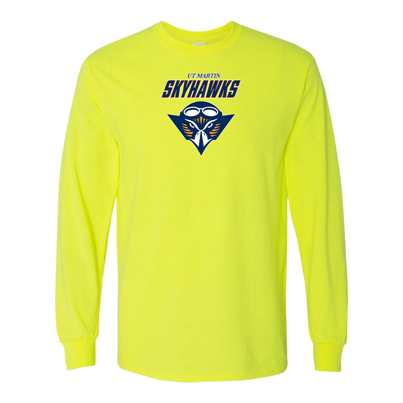 Men's Tennessee Martin Skyhawks Gildan Heavy Cotton Long Sleeve T-Shirt