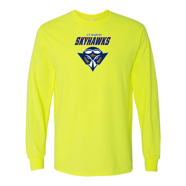 Men's Tennessee Martin Skyhawks Gildan Heavy Cotton Long Sleeve T-Shirt