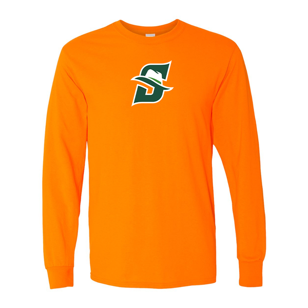 Men's Stetson Hatters Gildan Heavy Cotton Long Sleeve T-Shirt