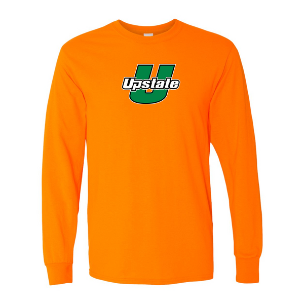 Men's USC Upstate Spartans Gildan Heavy Cotton Long Sleeve T-Shirt