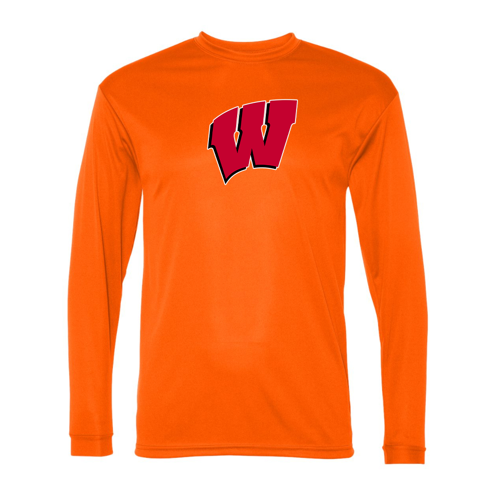Men's  Wisconsin Badgers Performance Long Sleeve T-Shirt